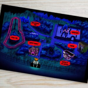 GremoryLand Map Postcard