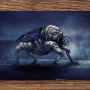 Counting Sheep Monster Postcard