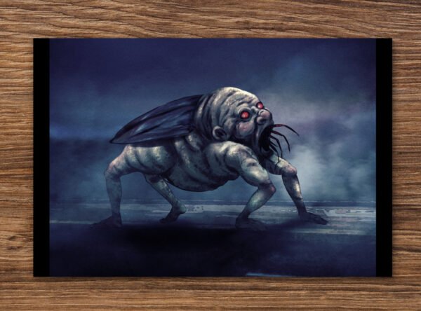 Counting Sheep Monster Postcard
